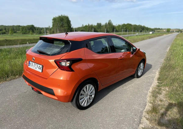 Nissan Micra cena 44500 przebieg: 77000, rok produkcji 2017 z Kraków małe 781